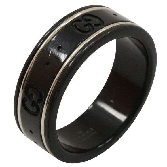 Pre Loved gucci Unisex Black Rings - Picture 1 of 8